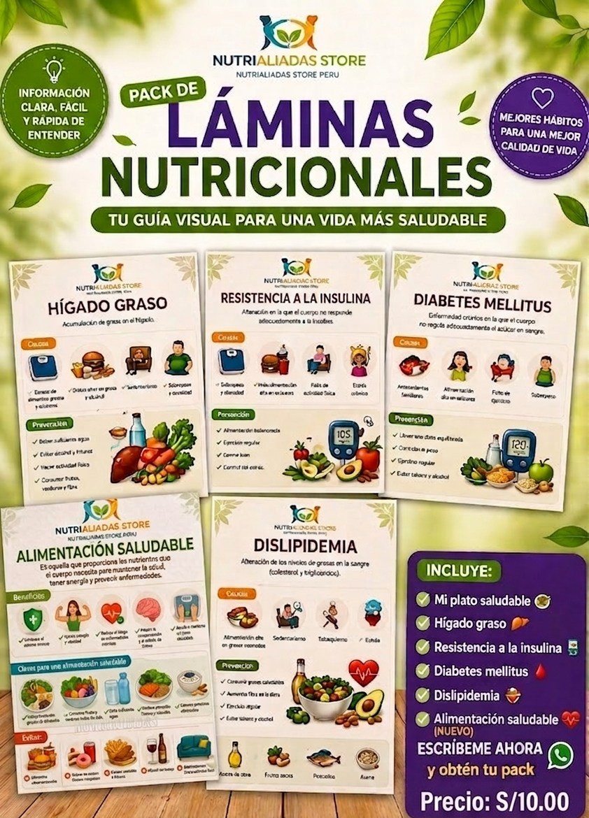 LÁMINAS NUTRICIONALES