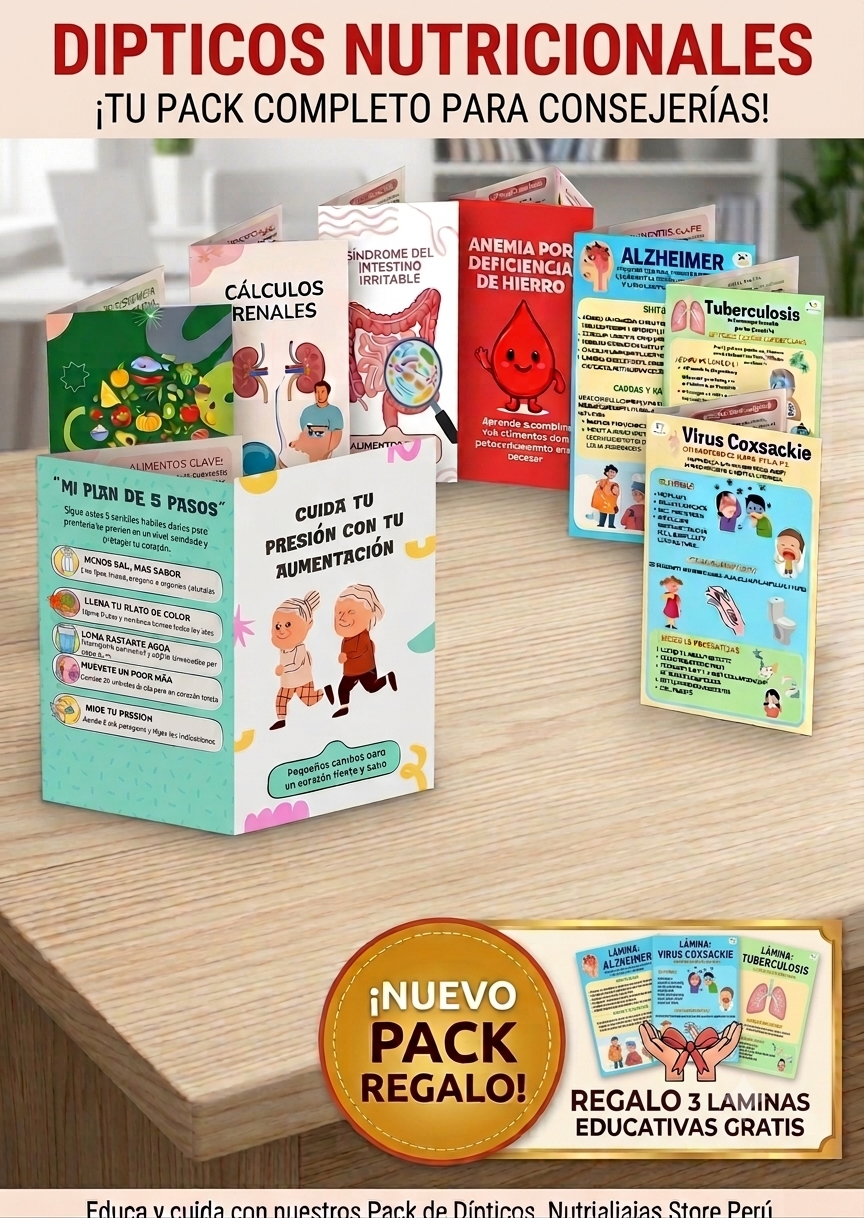 DIPTICOS NUTRICIONALES